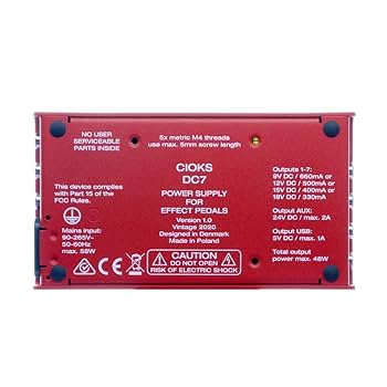 Amazon.com: CIOKS DC7 Pedal Power Supply, Limited Edition